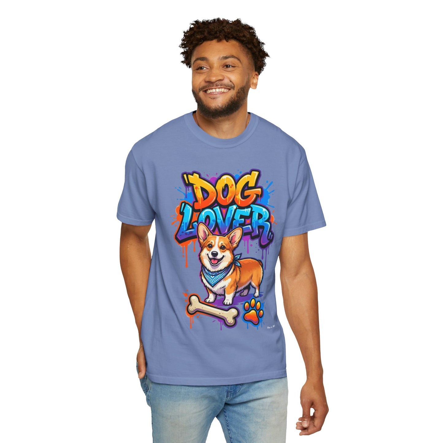 Dog Lover T-Shirt — Cute Corgi Graphic Tee