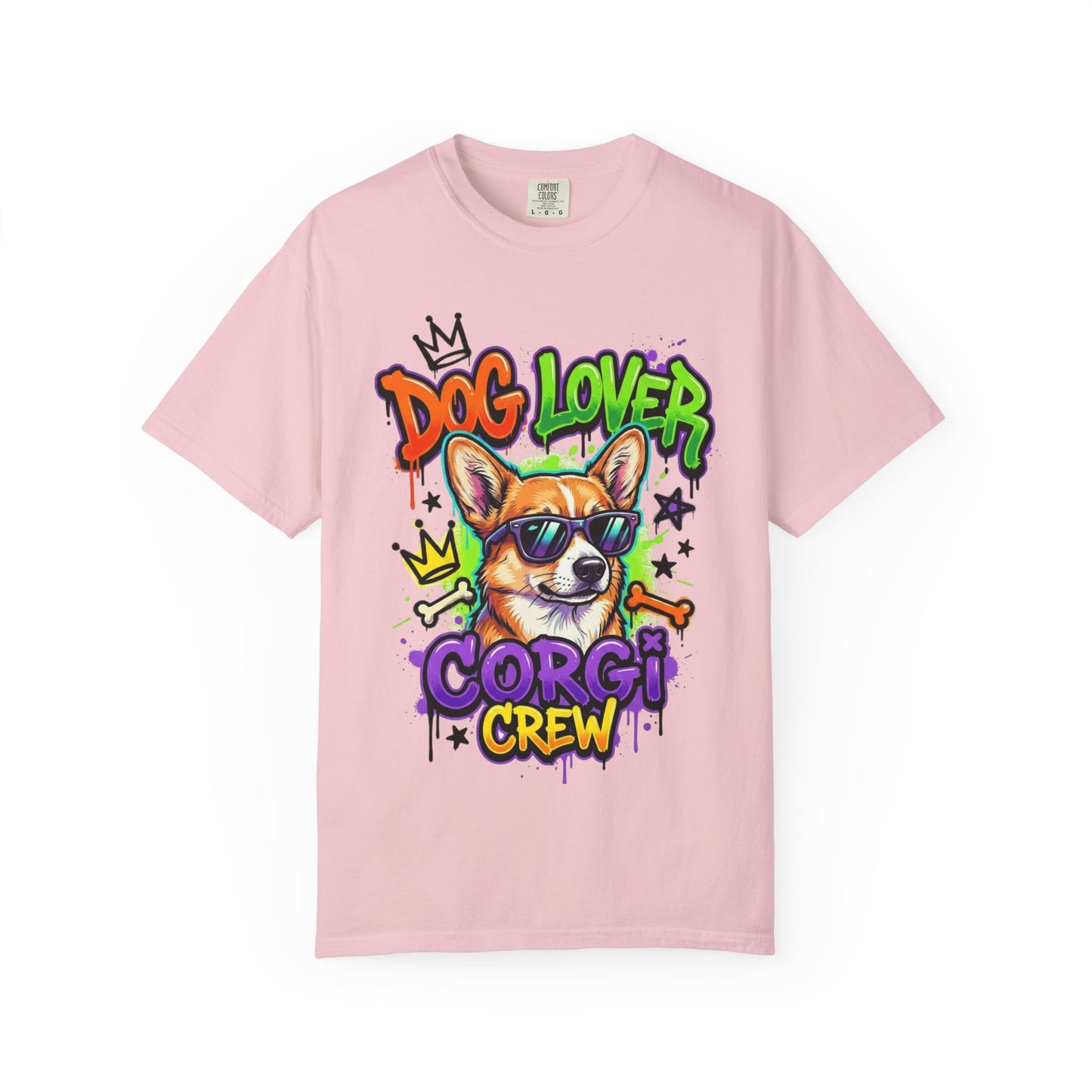 Corgi Crew Dog Lover T-Shirt – Cute Cartoon Corgi Graphic Tee