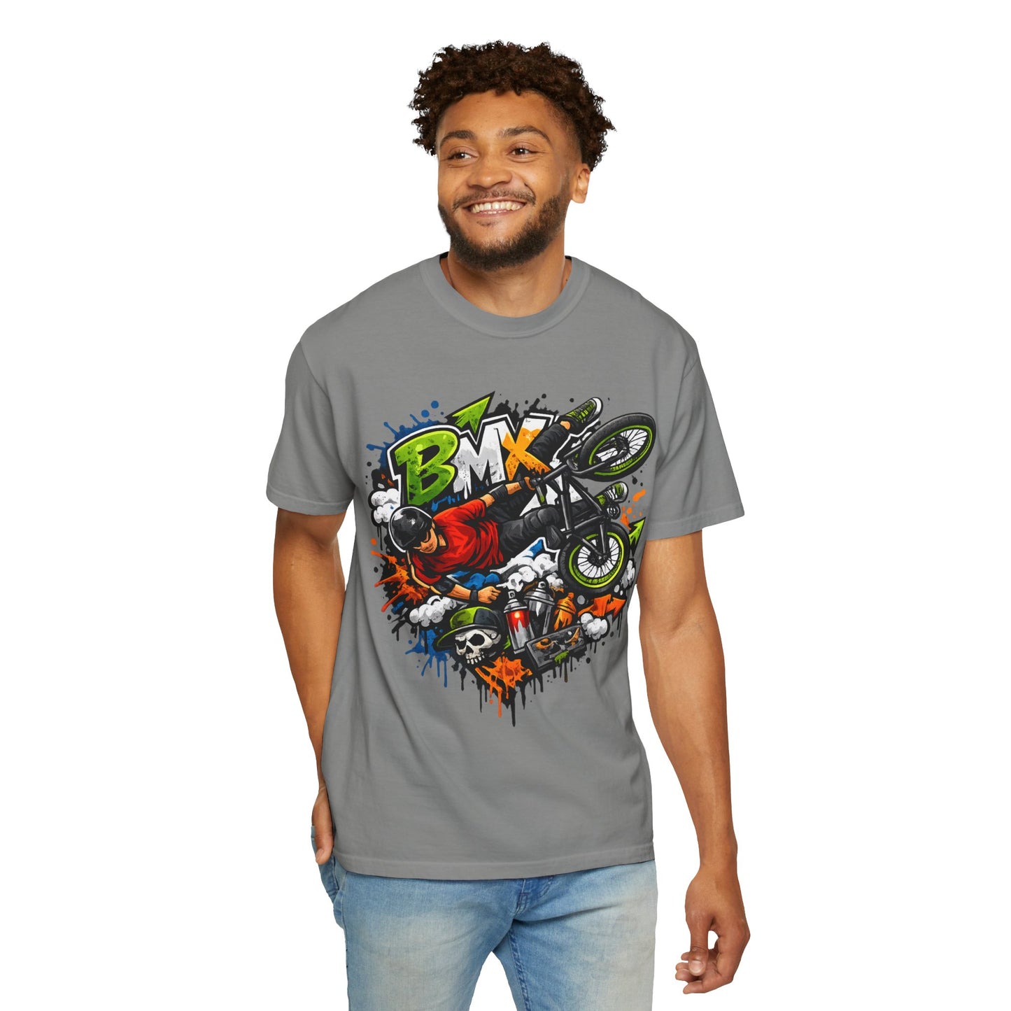 BMX Stunt Rider Graphic T-Shirt