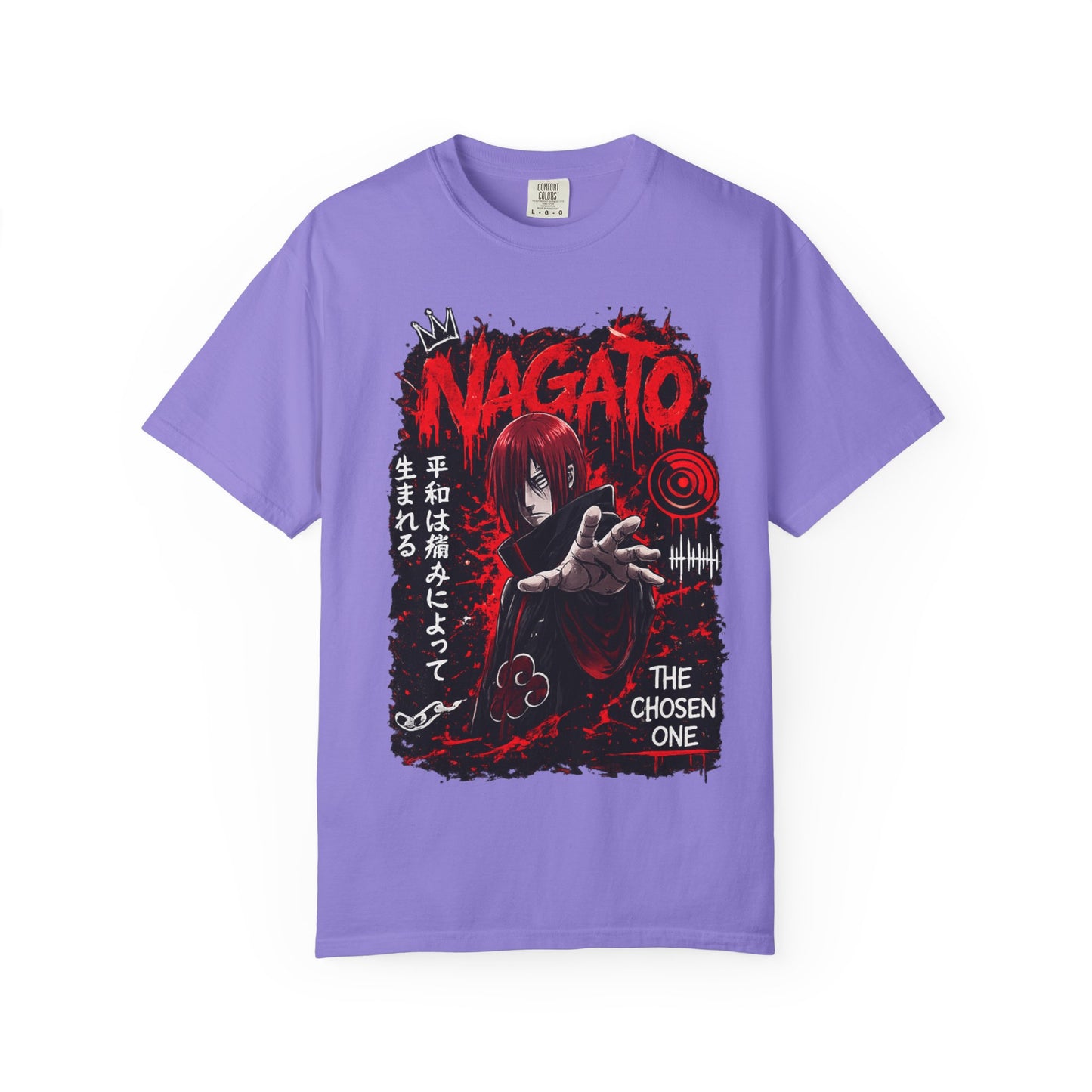 Nagato Graphic T-Shirt — 'The Chosen One' Anime Horror Tee