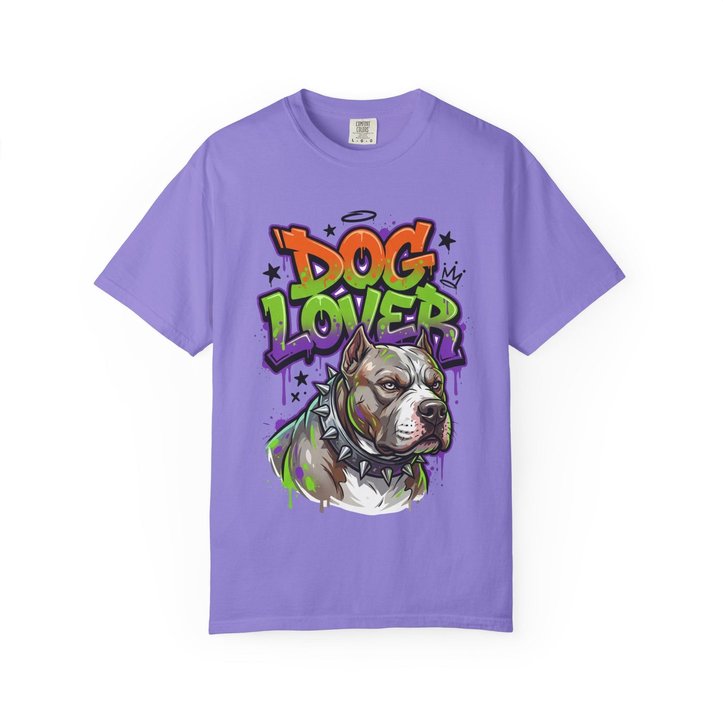 Dog Lover T-Shirt — Urban Graffiti Pitbull Tee