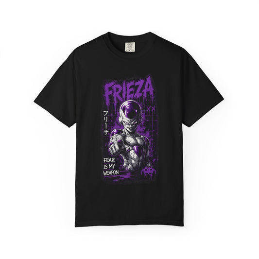 Frieza Graphic T-Shirt — 'Fear Is My Weapon' Anime Tee