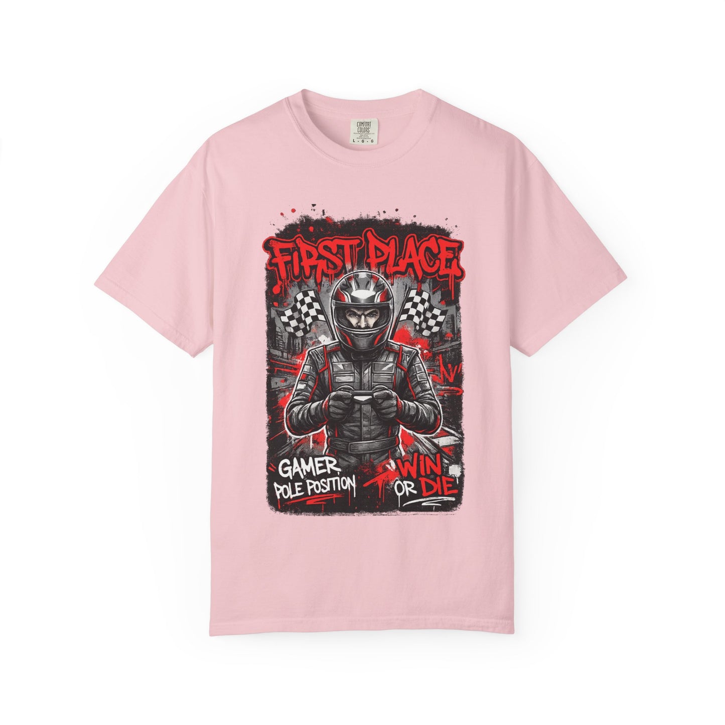 First Place "Win or Die" Gamer Racing T-Shirt