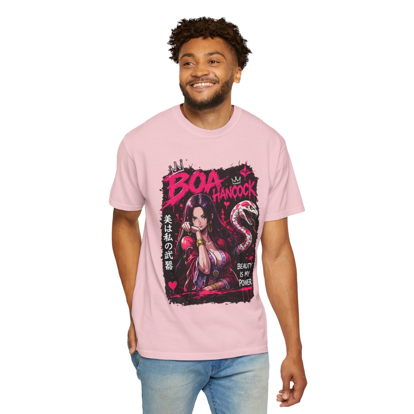 Boa Hancock Anime T-Shirt — "Beauty Is My Power" Graphic Tee