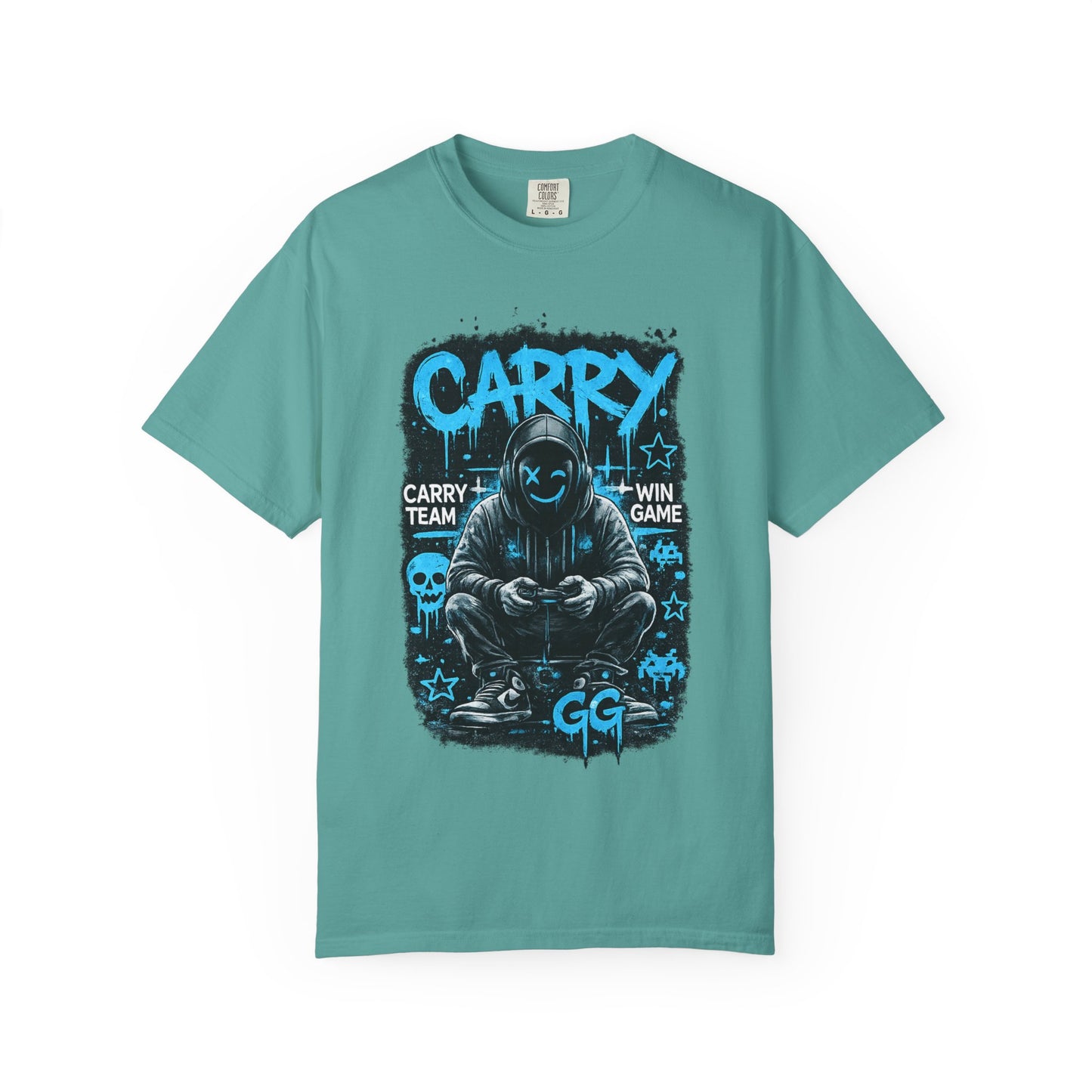 Carry Gamer Hoodie T-Shirt | Esports Gamer Graphic Tee