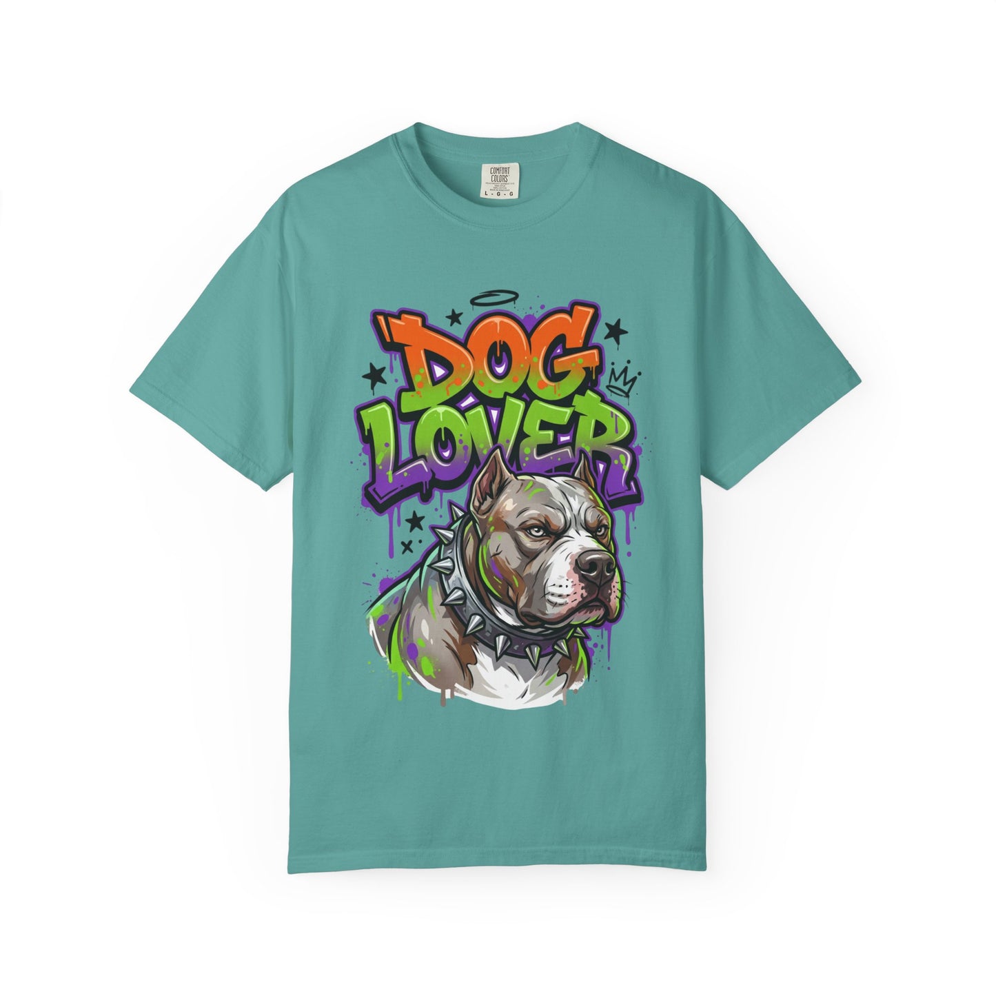 Dog Lover T-Shirt — Urban Graffiti Pitbull Tee