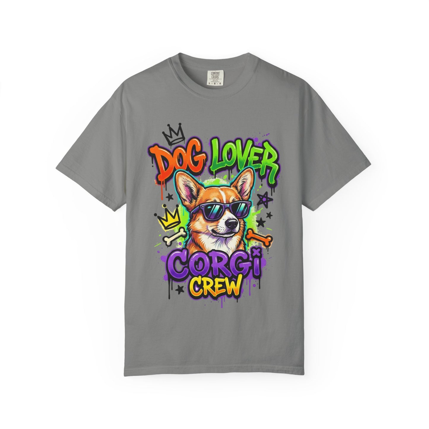 Corgi Crew Dog Lover T-Shirt – Cute Cartoon Corgi Graphic Tee