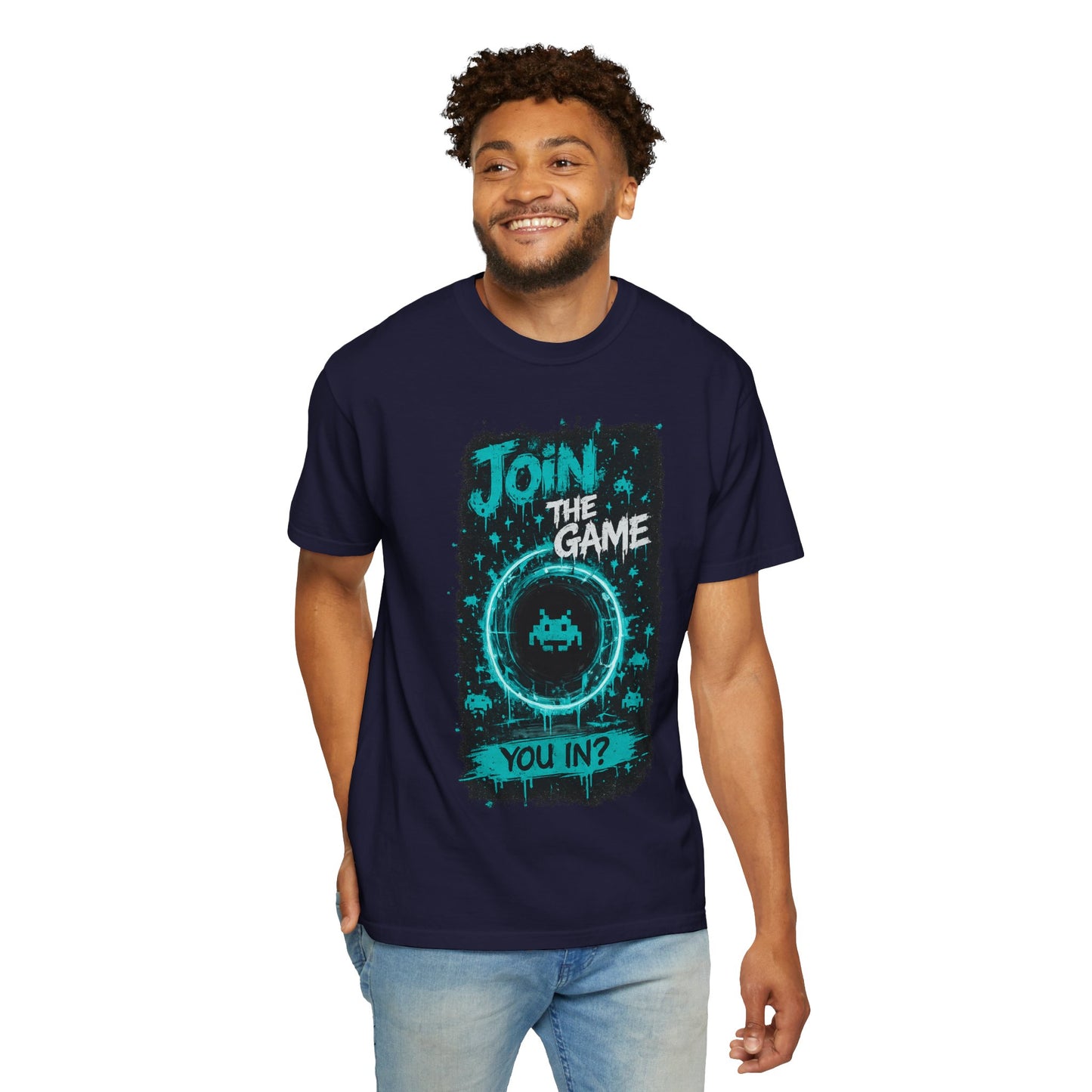 Join The Game Retro Arcade T-Shirt — 'You In?' Gamer Graphic Tee
