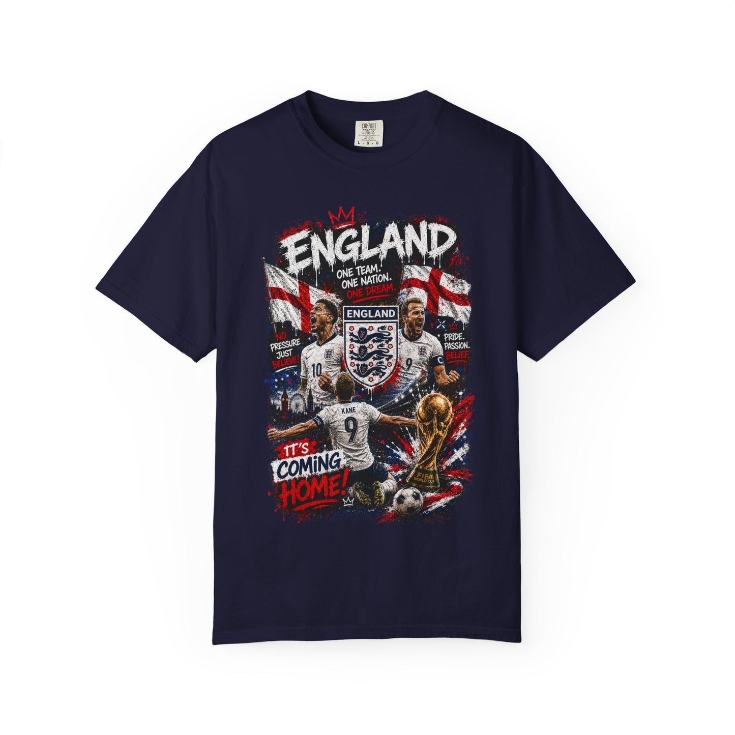 England Football Squad T-shirt | It’s Coming Home World Cup Soccer Tee