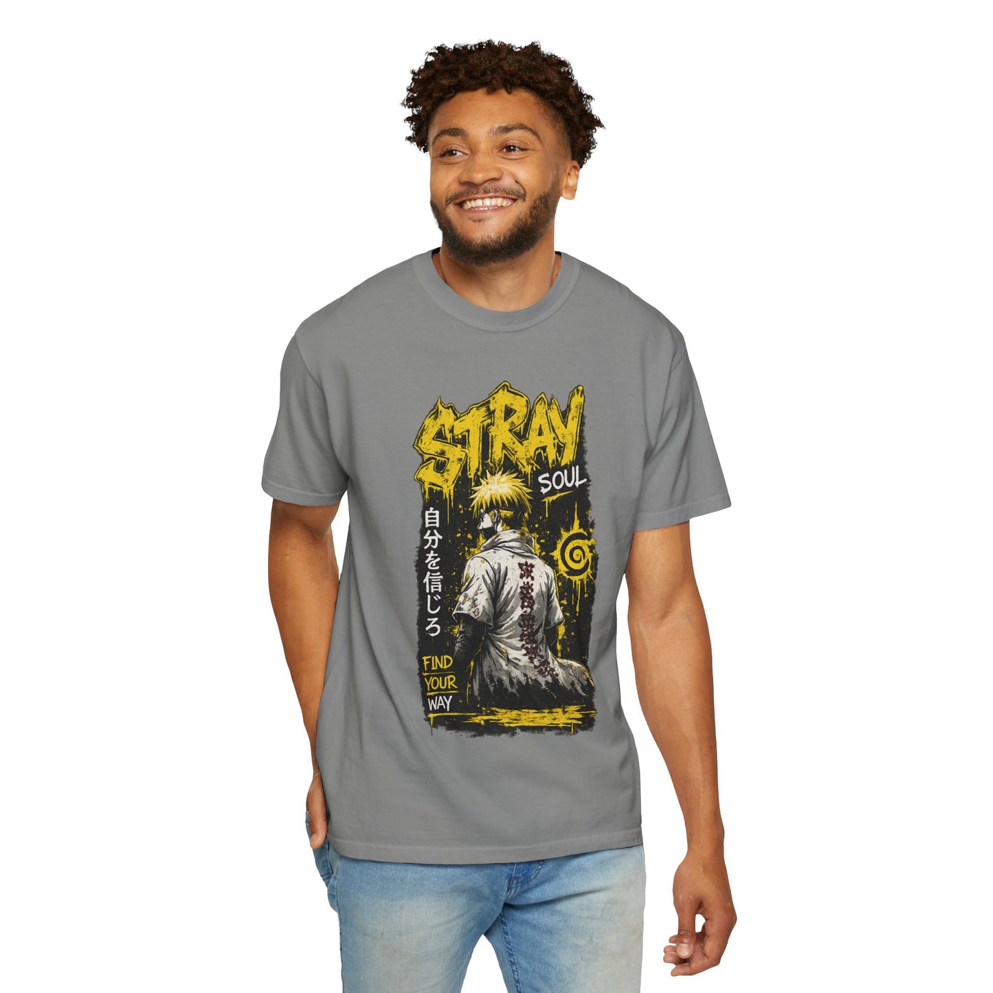 Stray Soul Graphic T-Shirt — Find Your Way Anime Streetwear