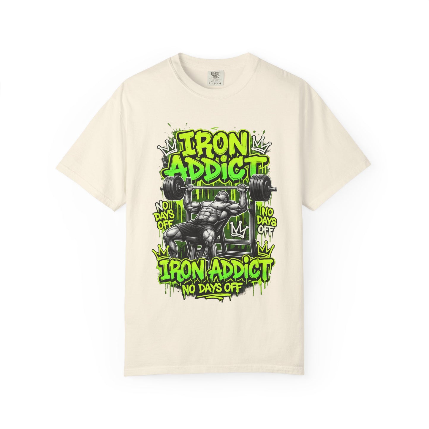 Iron Addict weightlifting graphic tee | T-Shirt