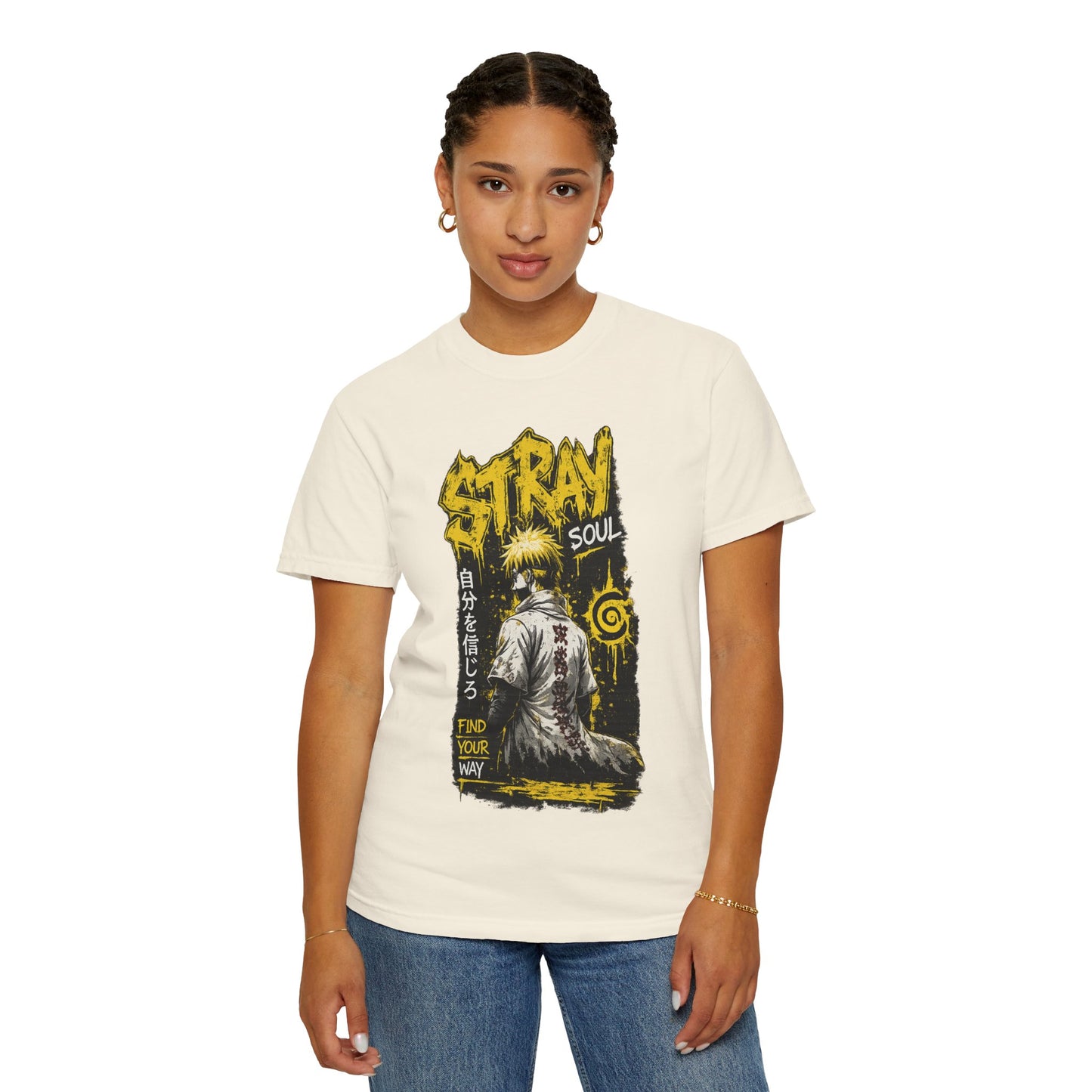 Stray Soul Graphic T-Shirt — Find Your Way Anime Streetwear
