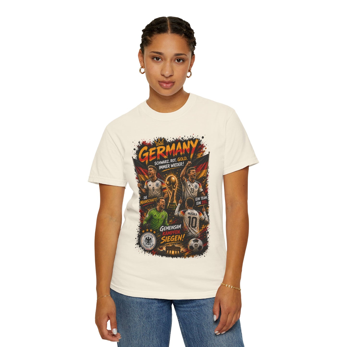 Germany Soccer Players Poster T-Shirt | World Cup Football Team Tee