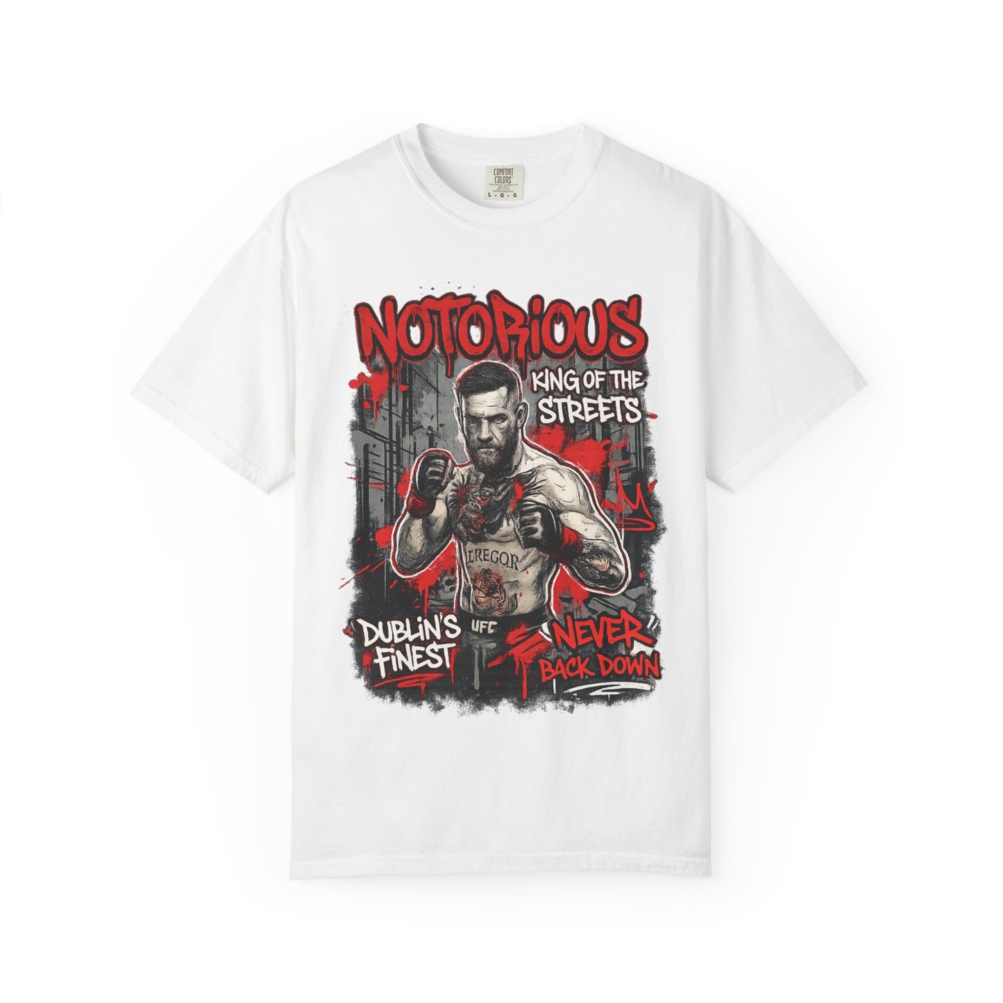 Notorious 'King of the Streets' T-Shirt — Dublin's Finest Boxing Graphic Tee