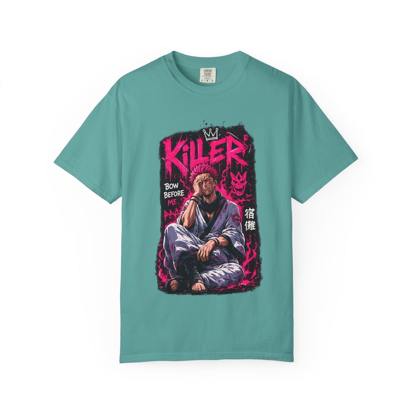Killer Streetwear T-Shirt — 'Bow Before Me' Anime Graphic Tee