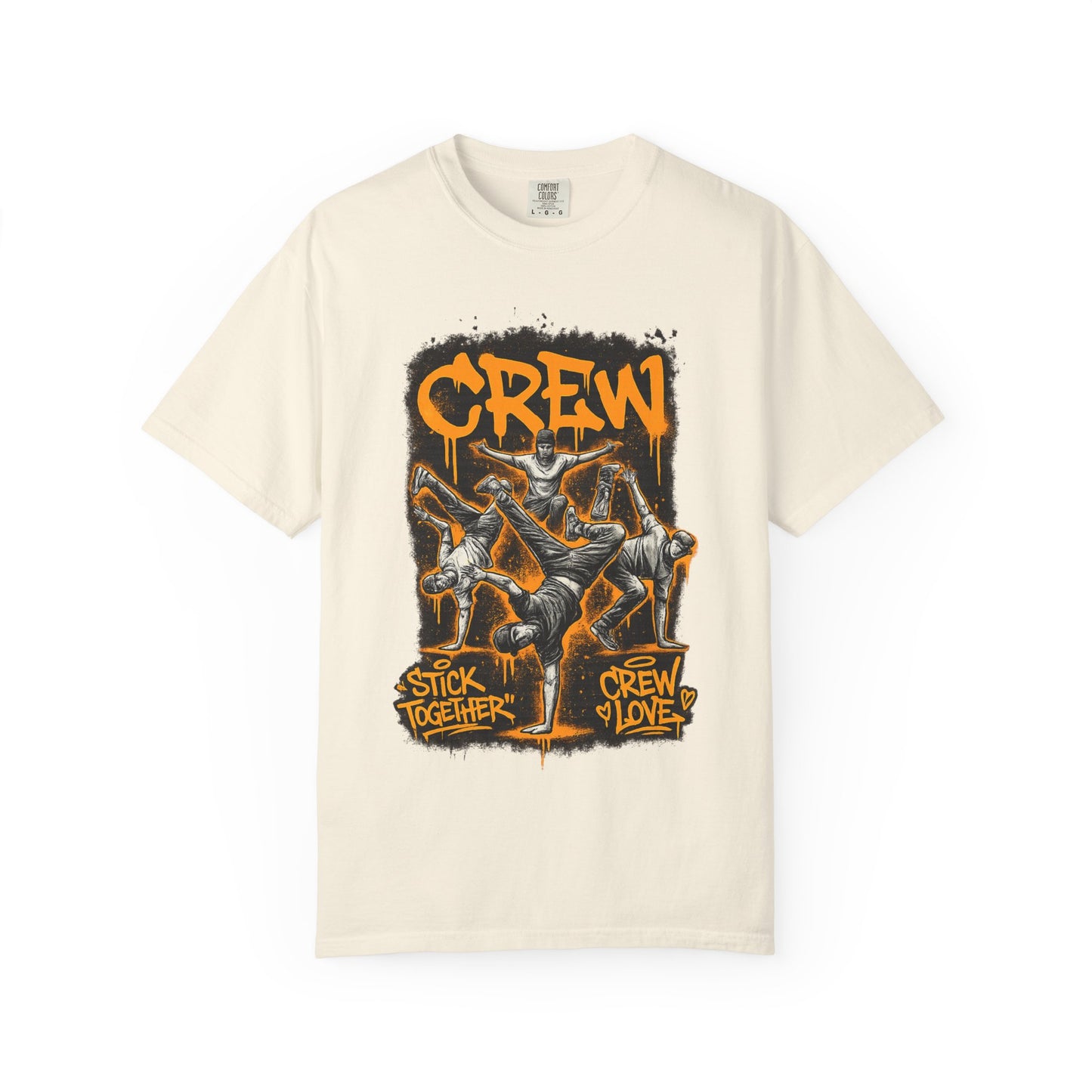 Crew Stick Together Graphic Tee — Skate Crew Vintage-Style Shirt