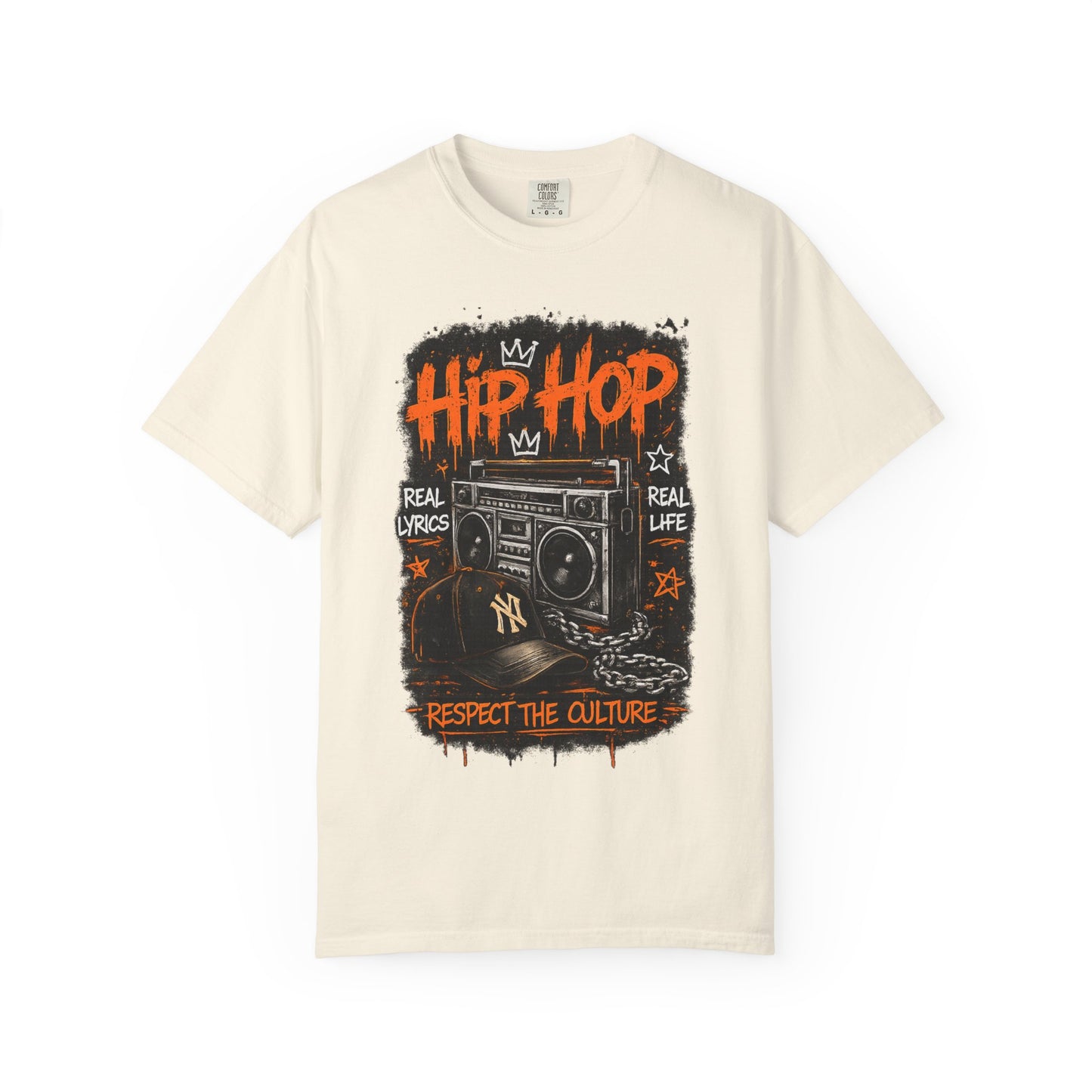 Hip Hop Boombox Respect the Culture T-shirt | Streetwear Music Tee