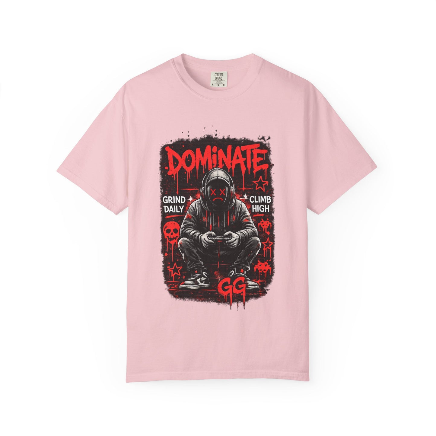 Dominate Gamer Hoodie Graphic T-Shirt | Gaming Streetwear Tee