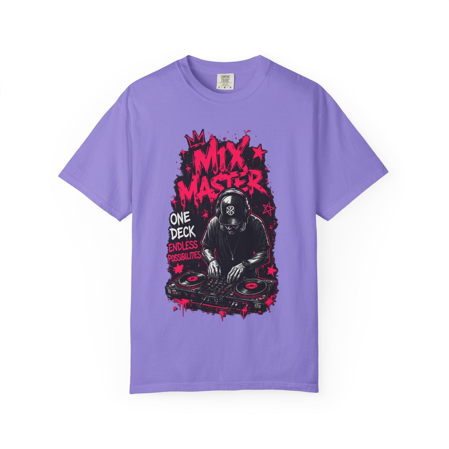 Mix Master DJ T-Shirt — Vintage Turntablist Graphic Tee