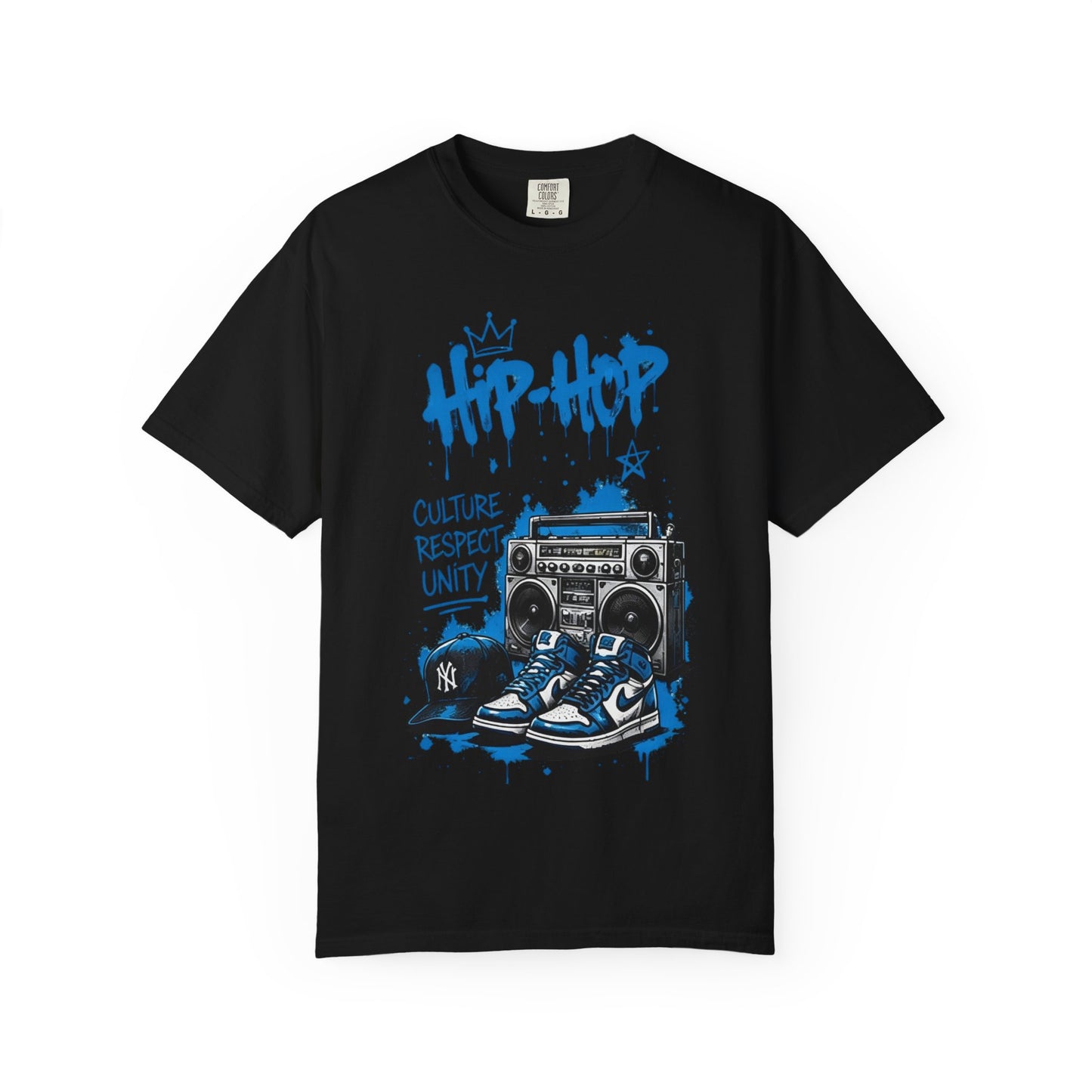 Hip-Hop Culture T-Shirt — "Hip-Hop: Culture Respect Unity" Graphic Tee
