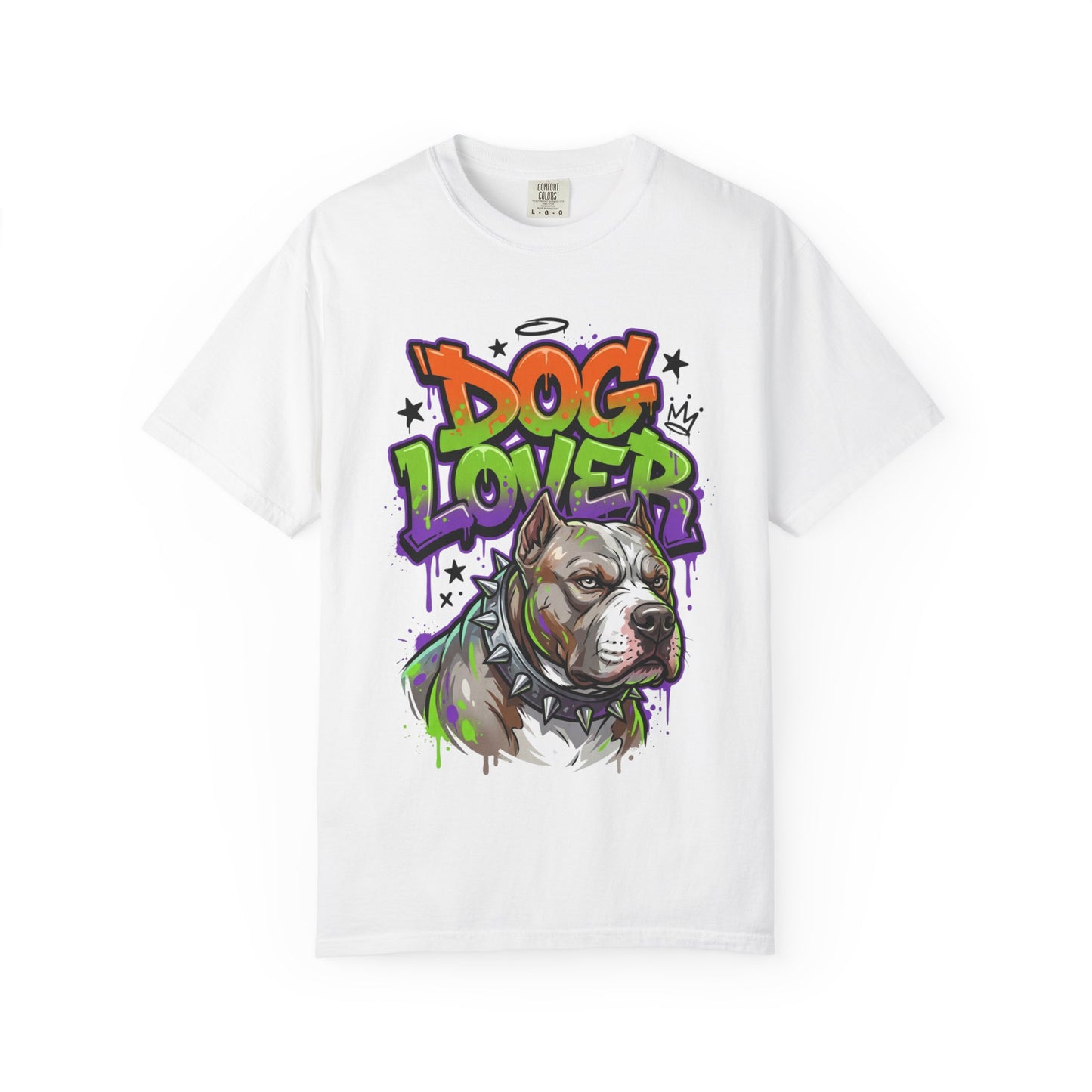 Dog Lover T-Shirt — Urban Graffiti Pitbull Tee