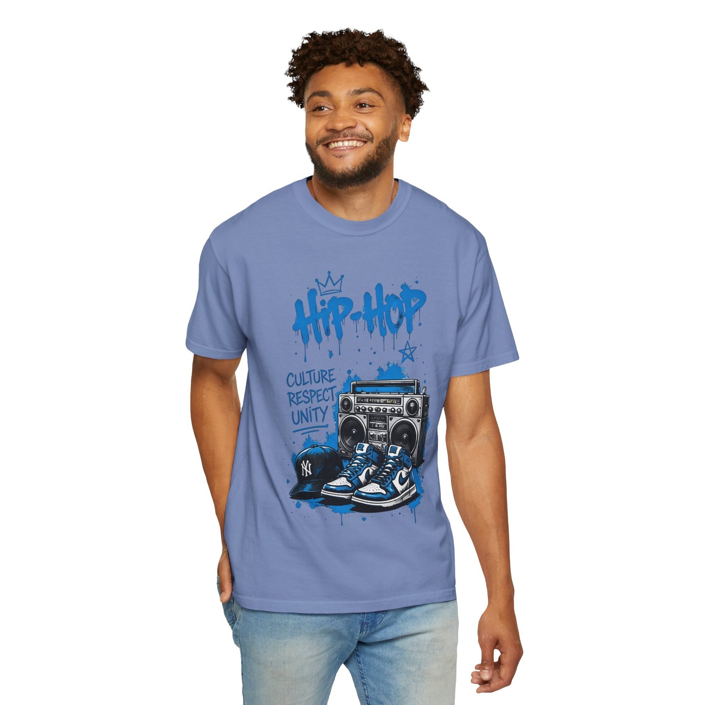 Hip-Hop Culture T-Shirt — "Hip-Hop: Culture Respect Unity" Graphic Tee