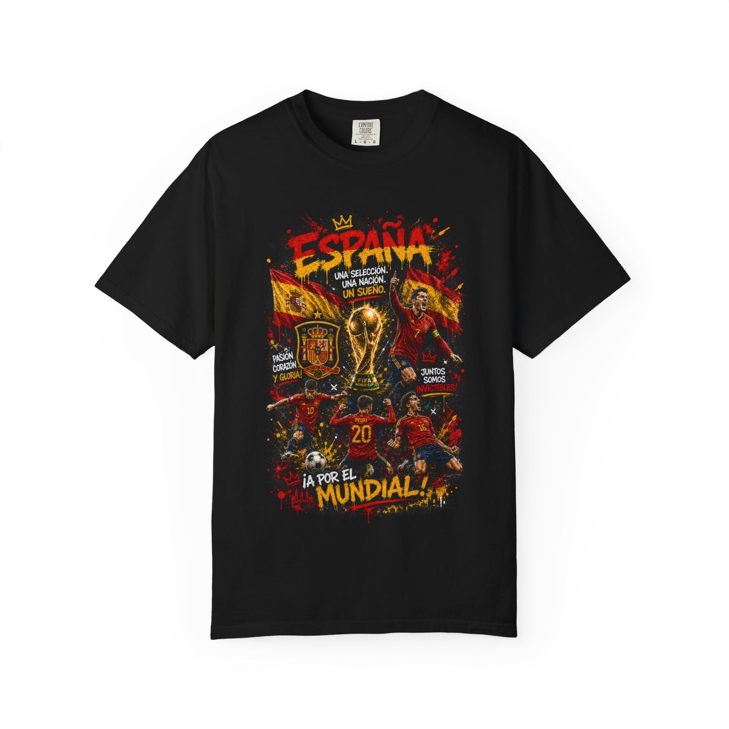 España World Cup Soccer Graphic Tee | España Mundial T-Shirt