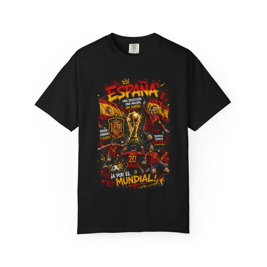 España World Cup Soccer Graphic Tee | España Mundial T-Shirt