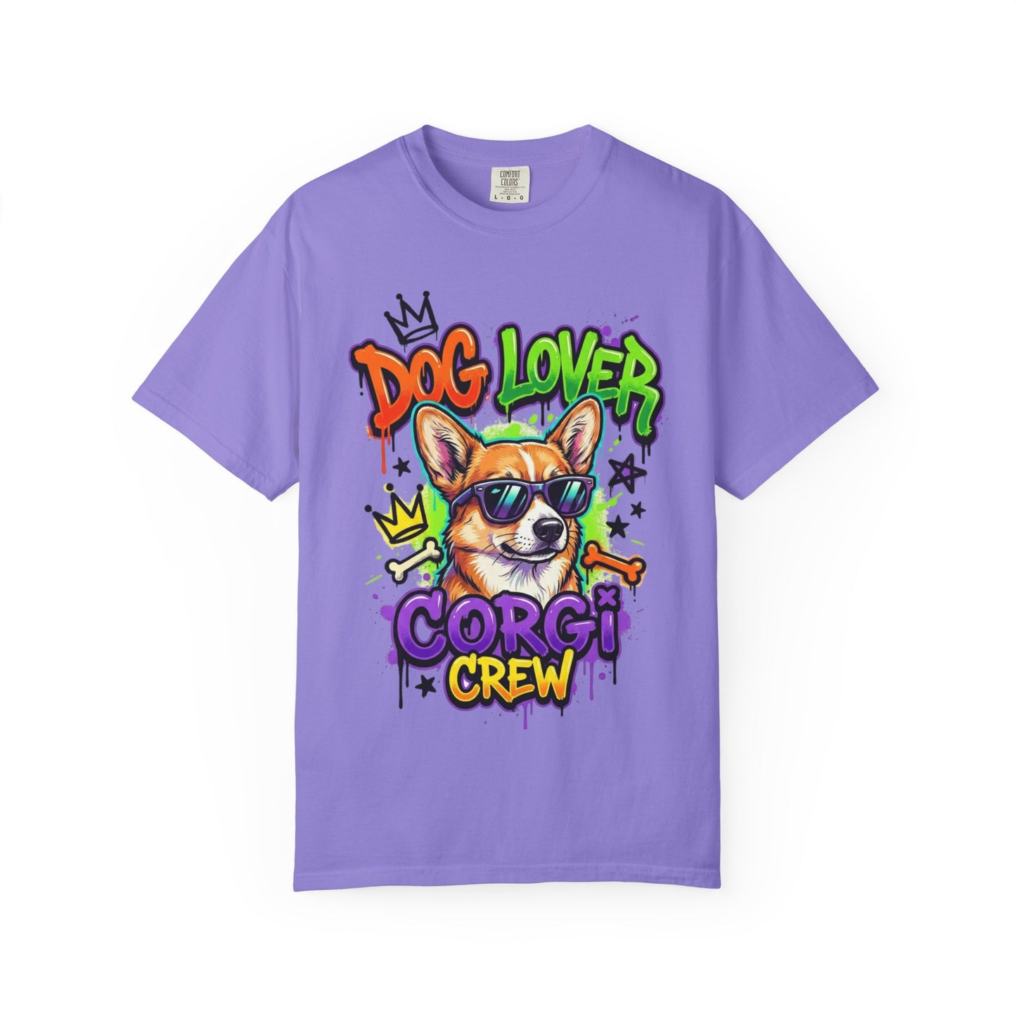 Corgi Crew Dog Lover T-Shirt – Cute Cartoon Corgi Graphic Tee