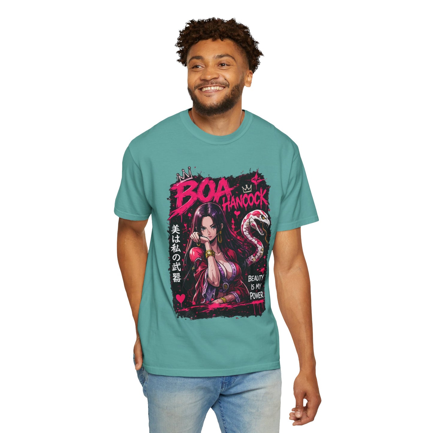 Boa Hancock Anime T-Shirt — "Beauty Is My Power" Graphic Tee