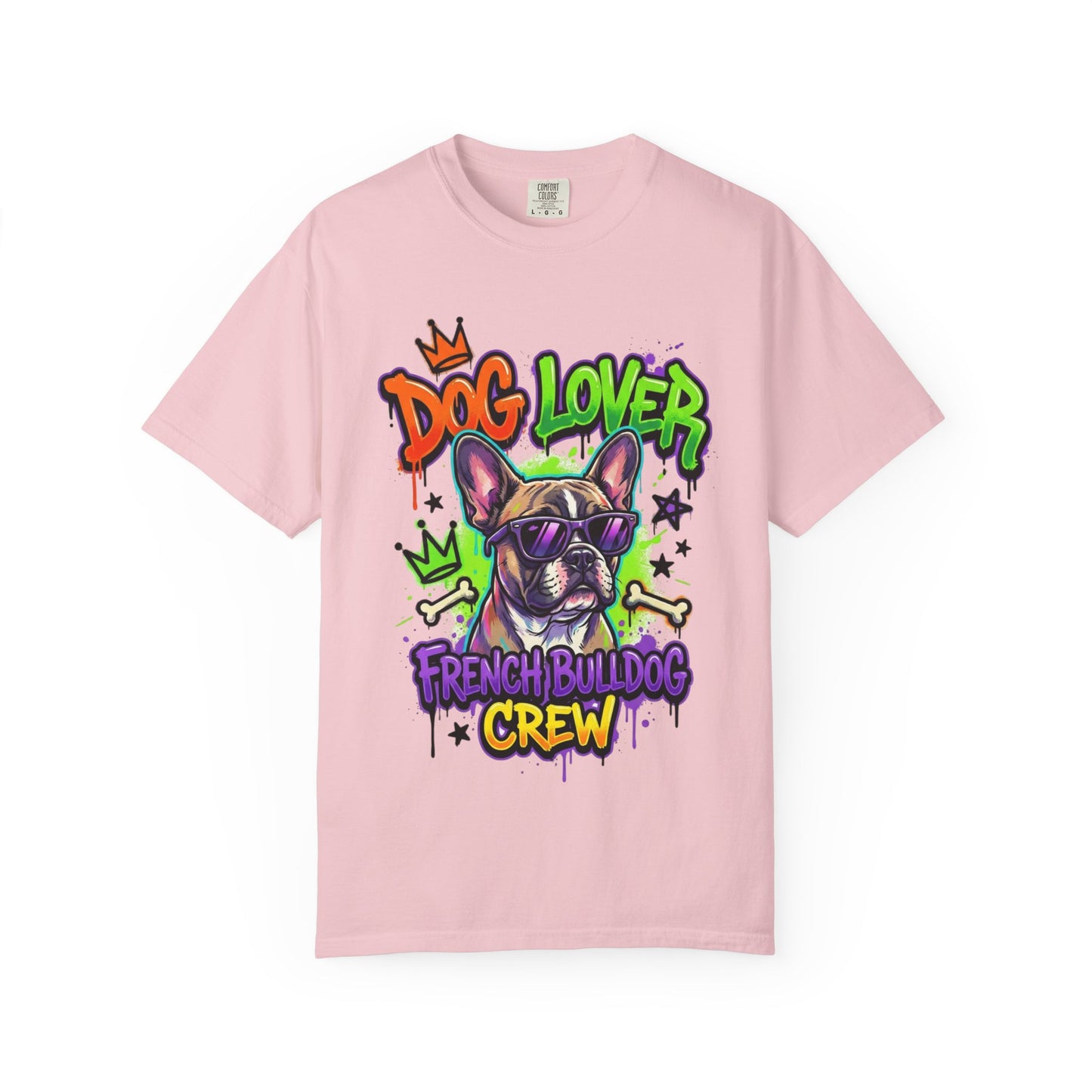 Dog Lover French Bulldog Crew T-Shirt