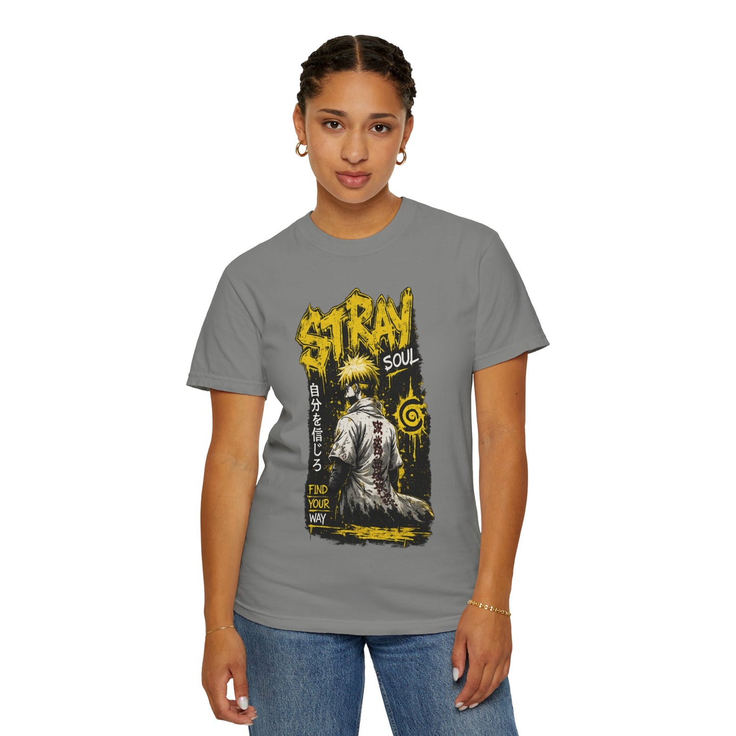 Stray Soul Graphic T-Shirt — Find Your Way Anime Streetwear