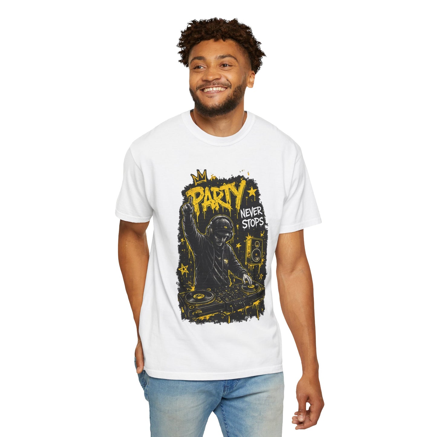 Party Never Stops DJ T-Shirt