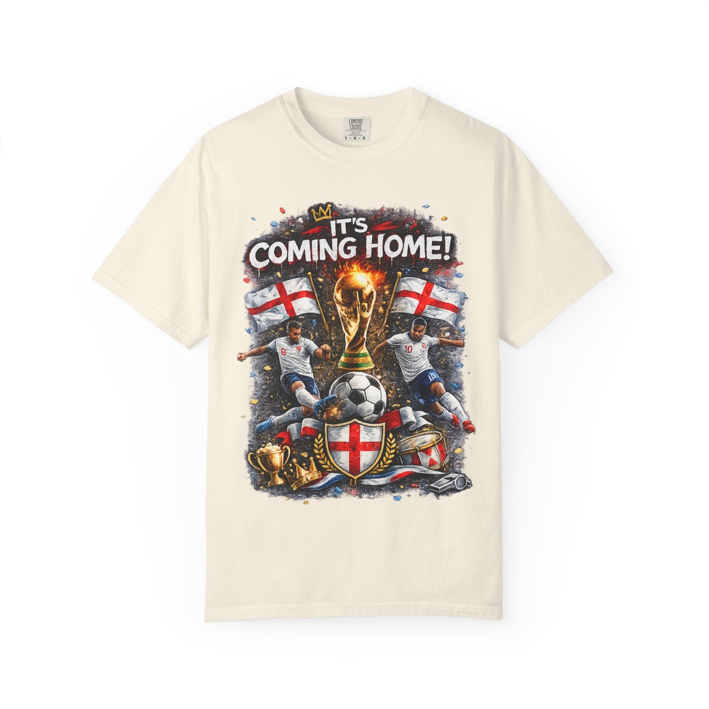 It's Coming Home football World Cup shirt | England flag soccer tee