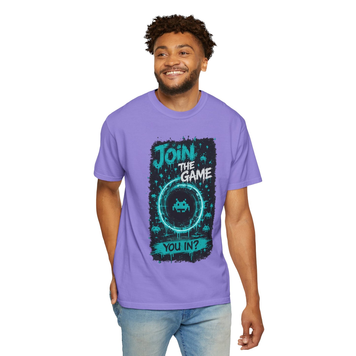 Join The Game Retro Arcade T-Shirt — 'You In?' Gamer Graphic Tee