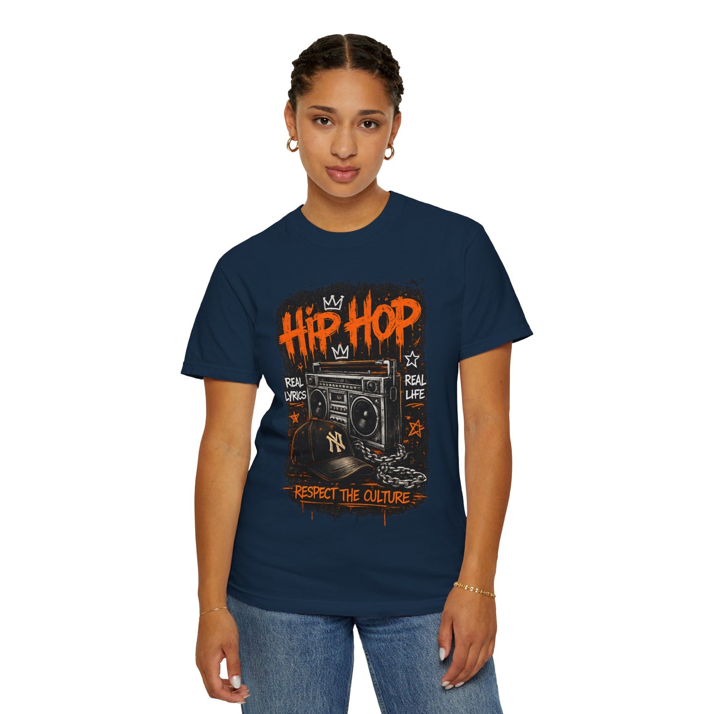 Hip Hop Boombox Respect the Culture T-shirt | Streetwear Music Tee