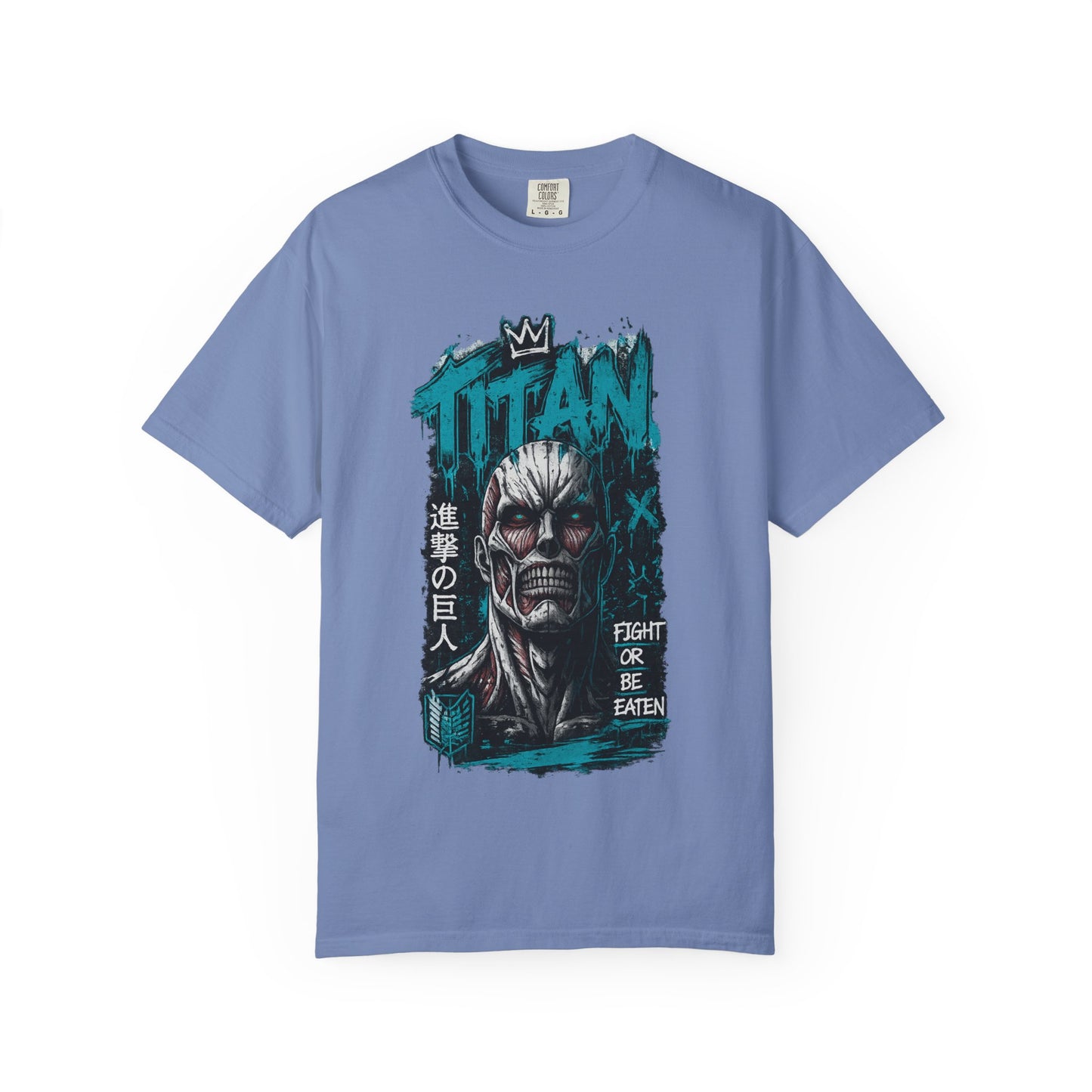 Titan Graphic T-Shirt — 'Fight or Be Eaten' Anime Tee