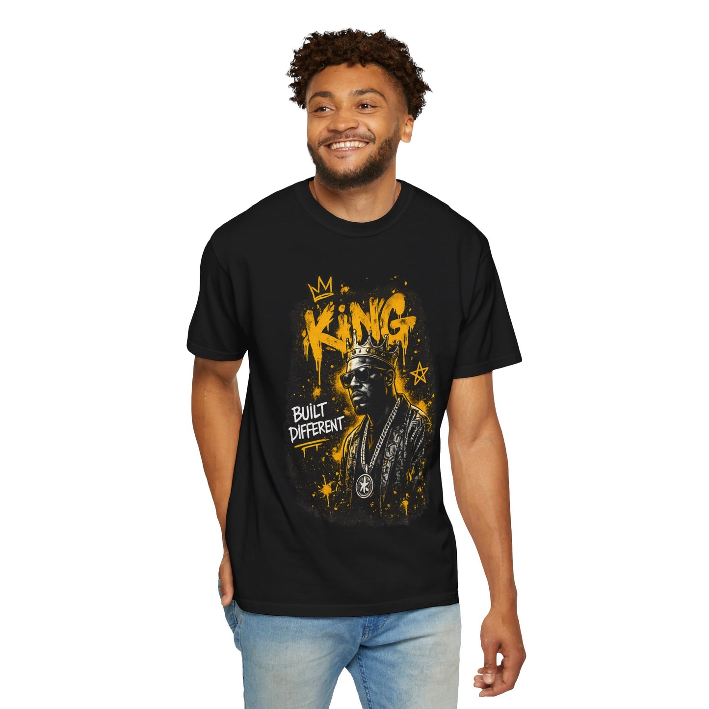 King Built Different T-Shirt — Urban Retro Graphic Tee