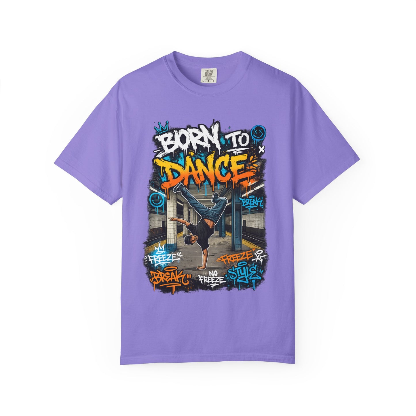Born to Dance graffiti breakdance shirt | T-Shirt