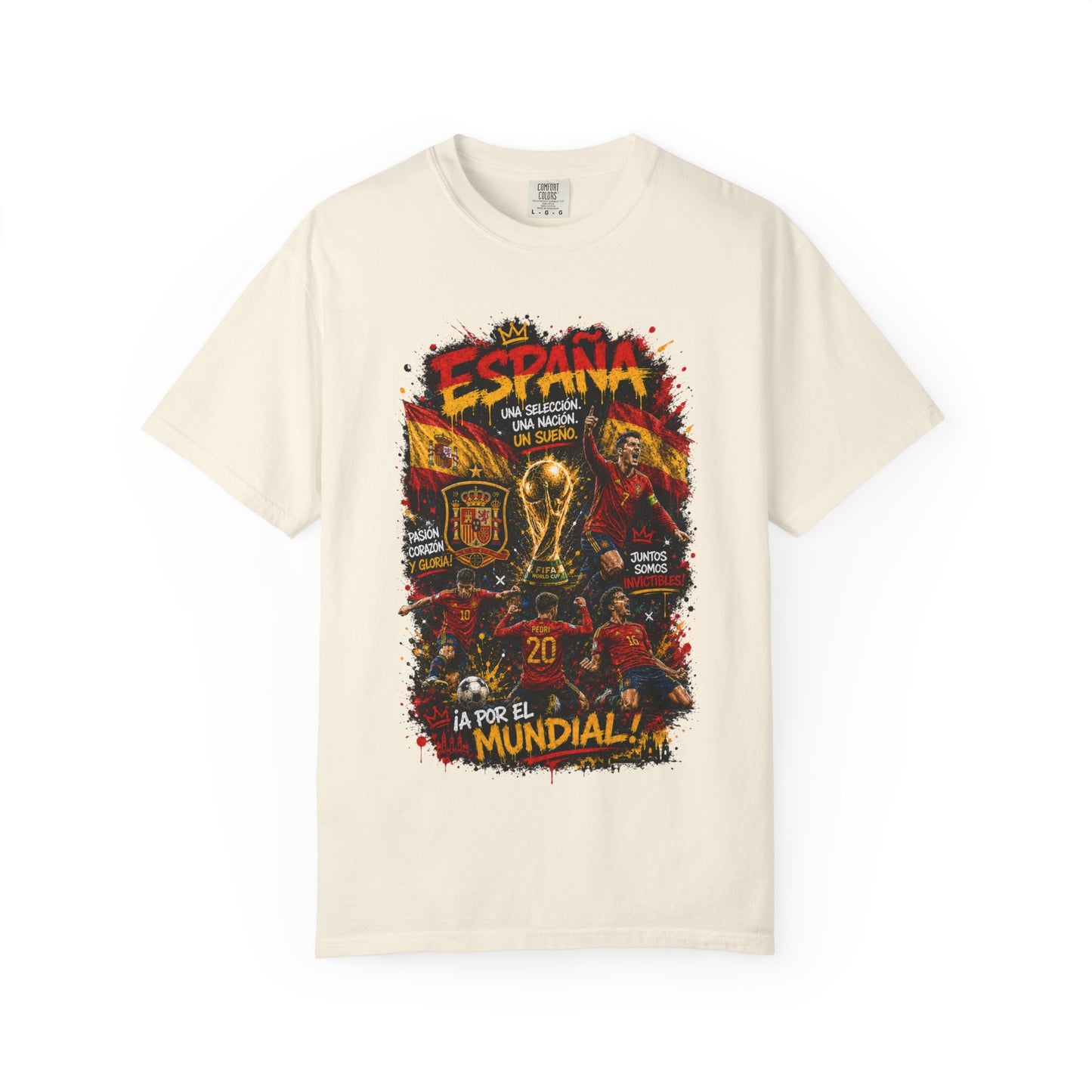 España World Cup Soccer Graphic Tee | España Mundial T-Shirt