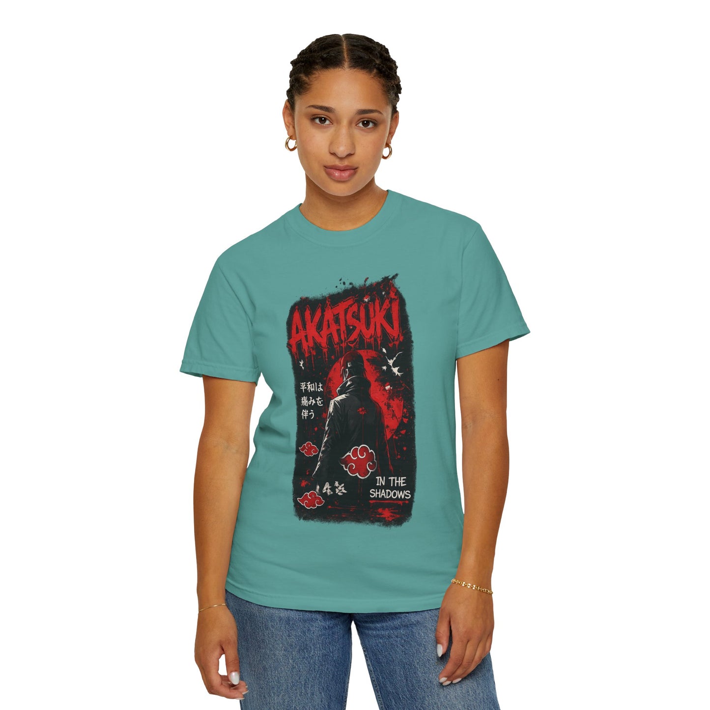 Akatsuki Graphic T-Shirt — Vintage Anime Rogue Clan Design