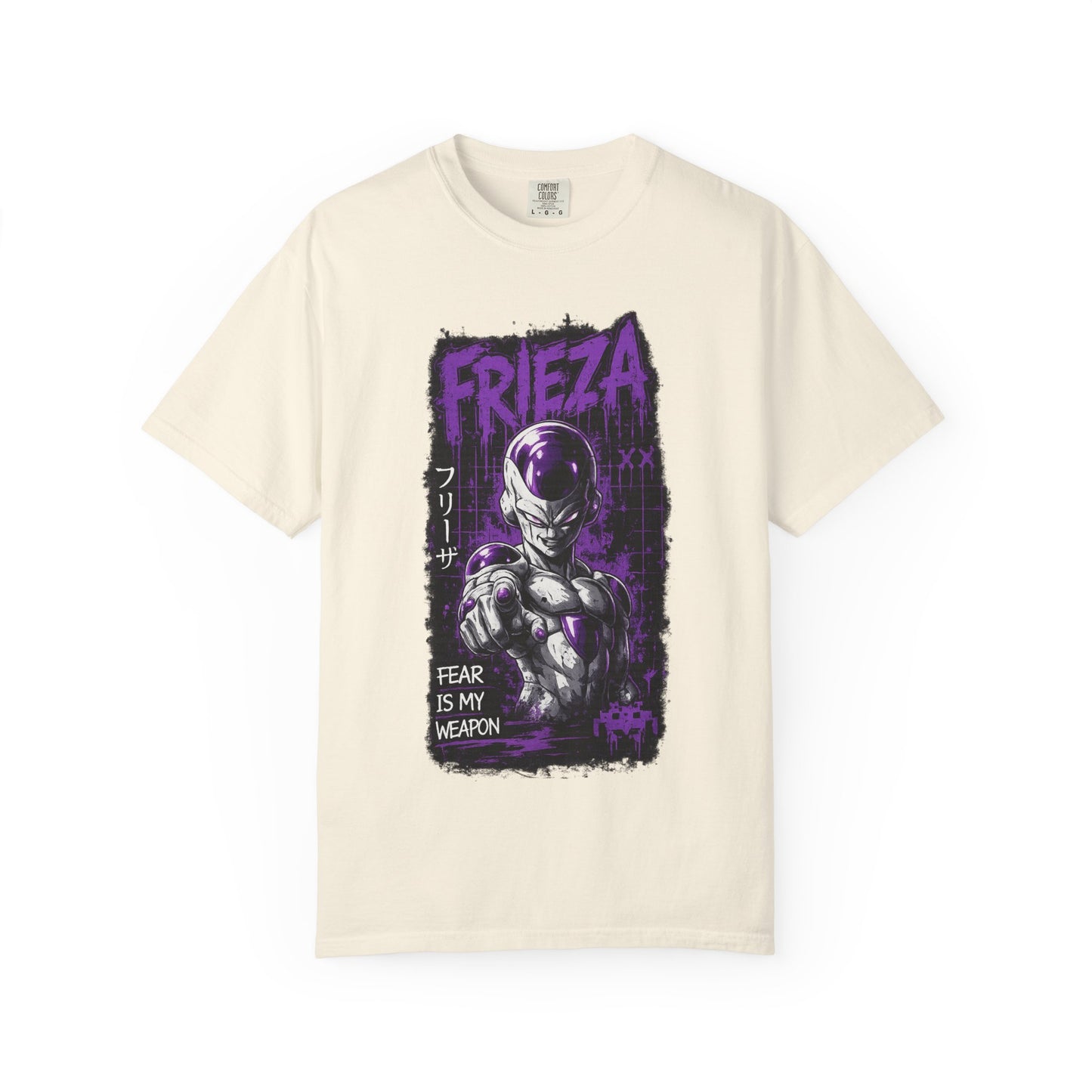 Frieza Graphic T-Shirt — 'Fear Is My Weapon' Anime Tee