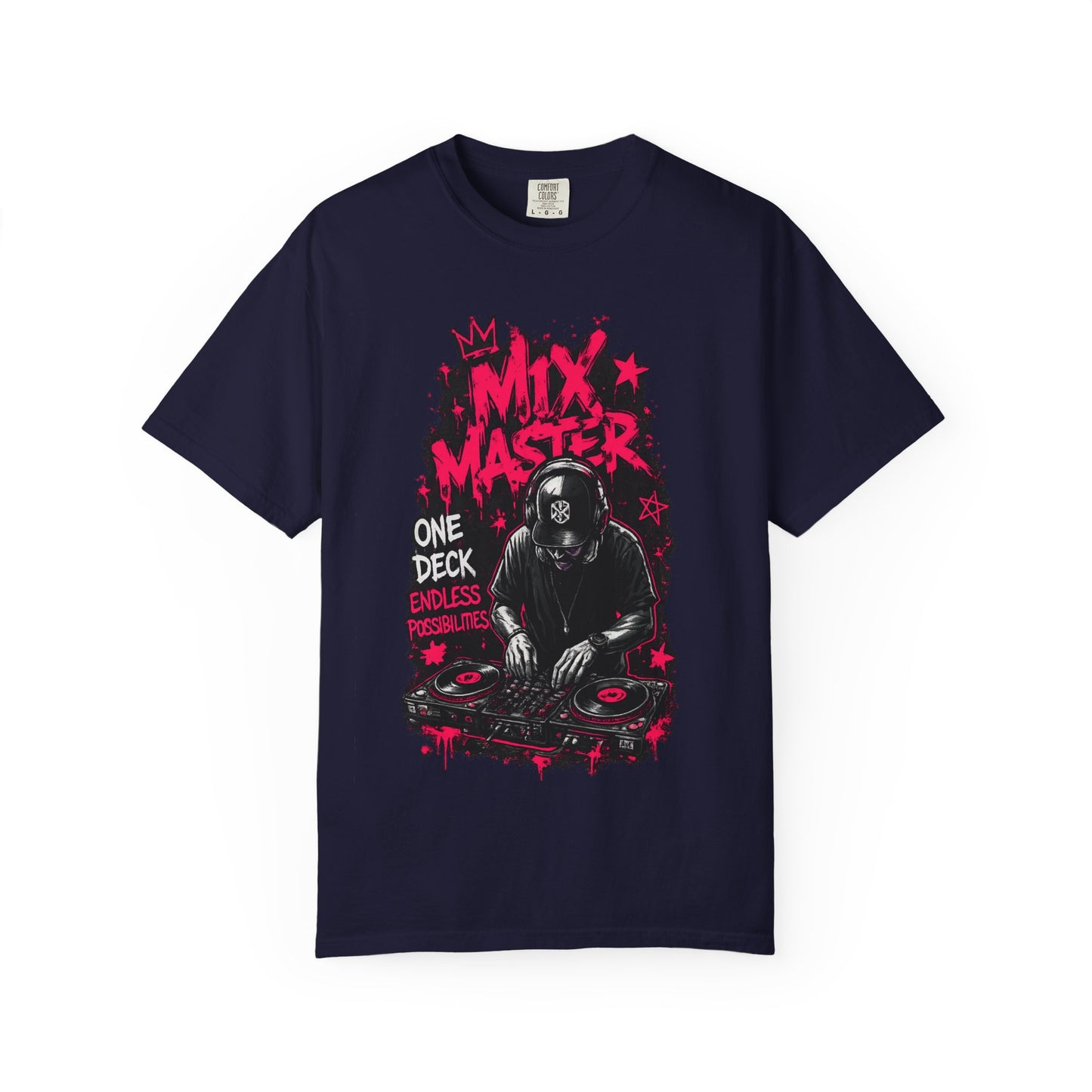 Mix Master DJ T-Shirt — Vintage Turntablist Graphic Tee