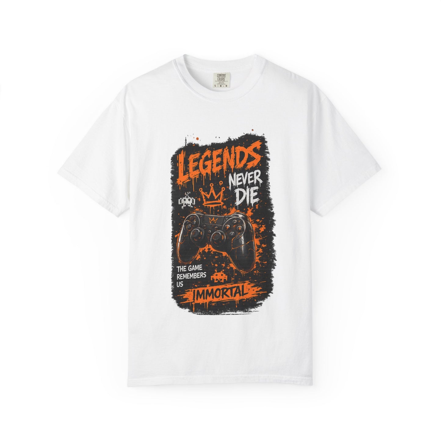Legends Never Die Gamer T-Shirt – Immortal Video Game Controller Tee