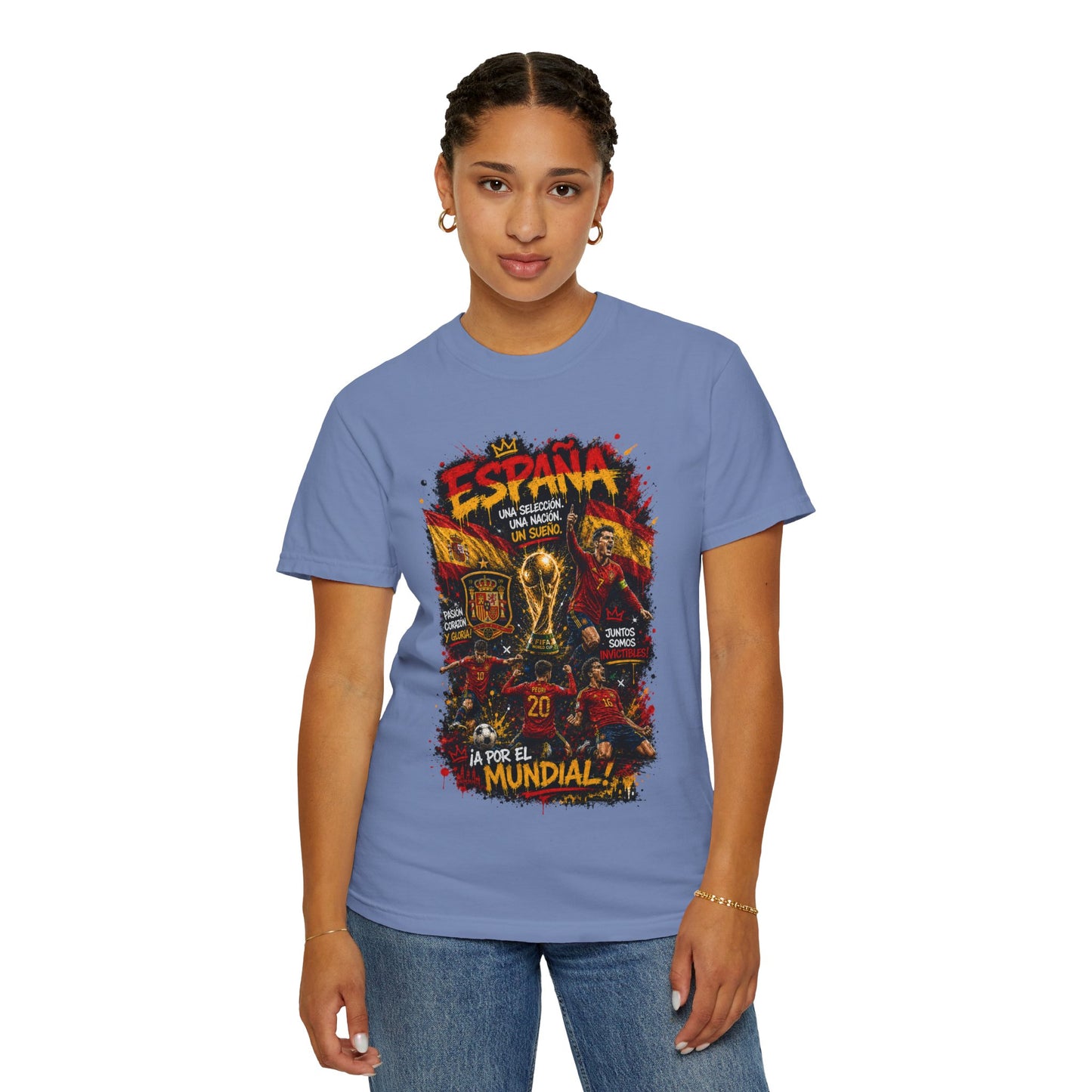 España World Cup Soccer Graphic Tee | España Mundial T-Shirt