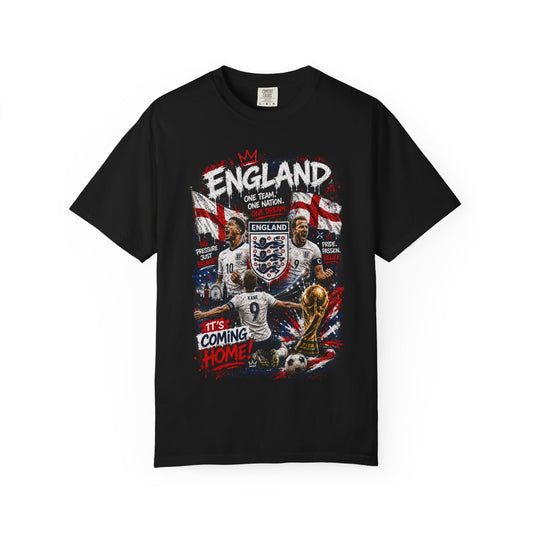 England Football Squad T-shirt | It’s Coming Home World Cup Soccer Tee