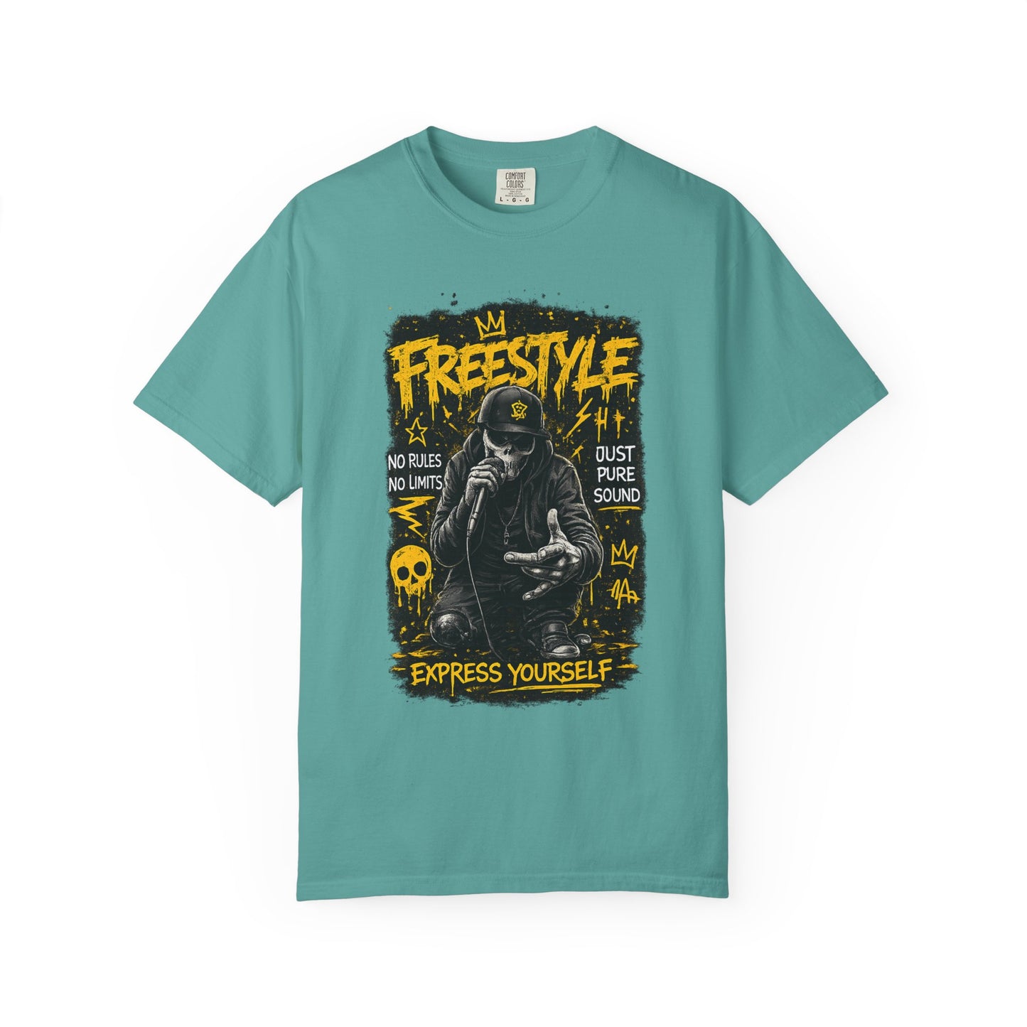 Freestyle Rap T-Shirt — "Express Yourself" Streetwear Graphic Tee