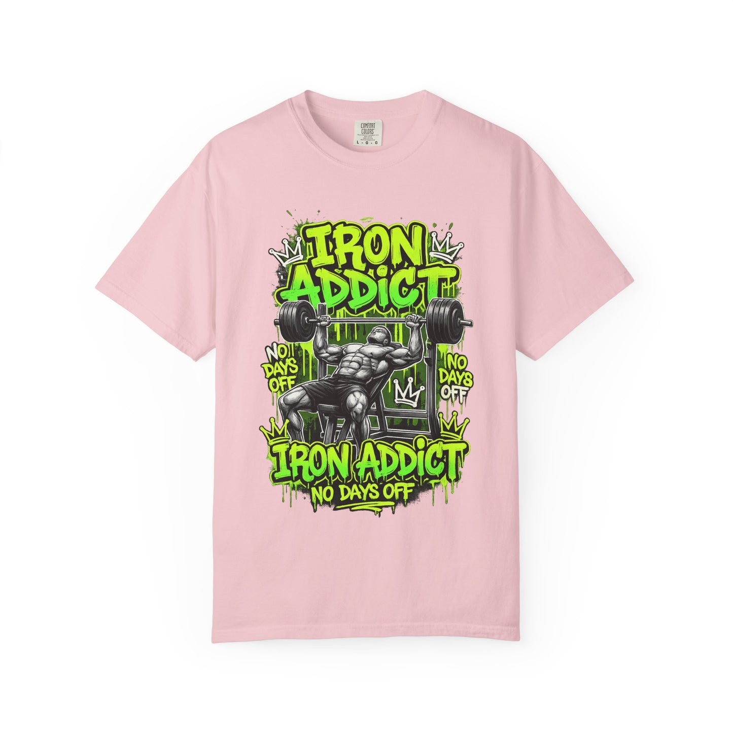 Iron Addict weightlifting graphic tee | T-Shirt