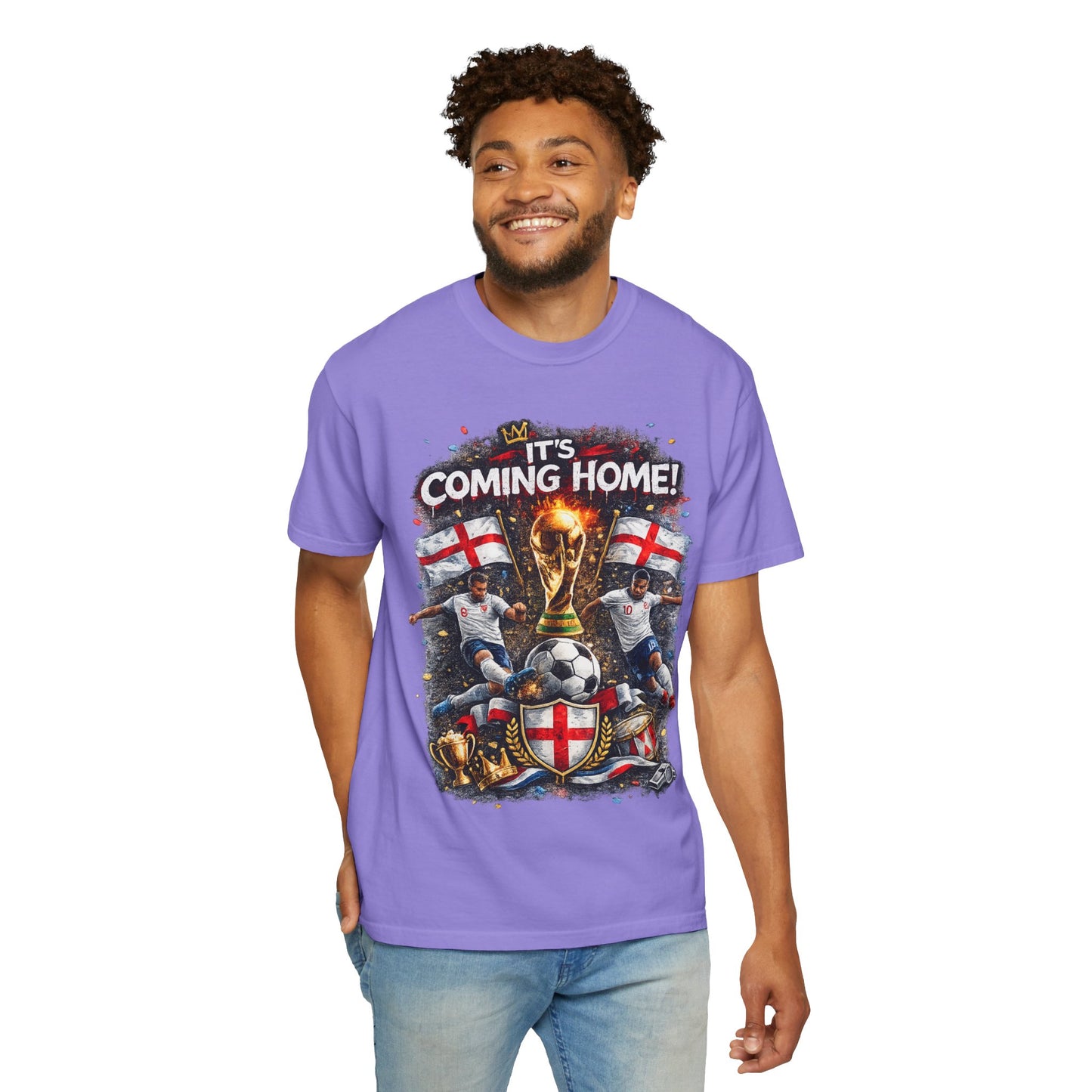 It's Coming Home football World Cup shirt | England flag soccer tee