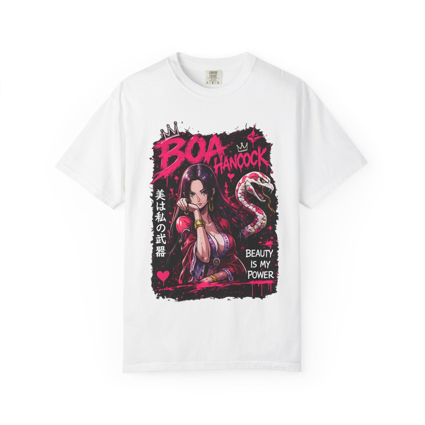 Boa Hancock Anime T-Shirt — "Beauty Is My Power" Graphic Tee